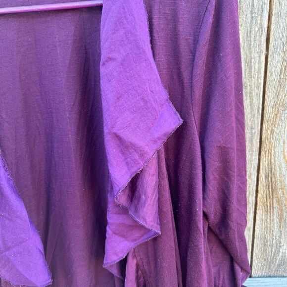 Sag Harbor open shawl top cardigan size large - Picture 3 of 10